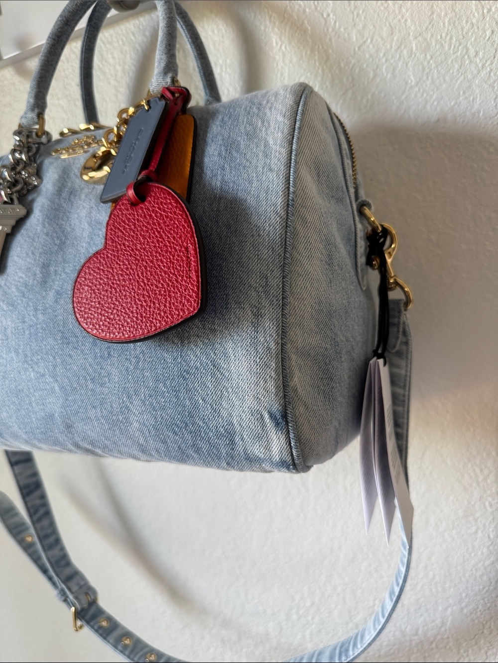 ๐ Coach Loved Denim Rowan - Picture 3 of 5
